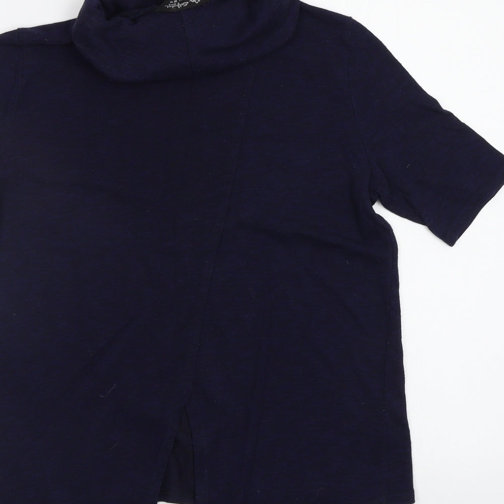 Womens UK Size 10 Miss Selfridge Blue Pullover Jumper
