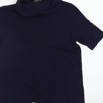 Womens UK Size 10 Miss Selfridge Blue Pullover Jumper