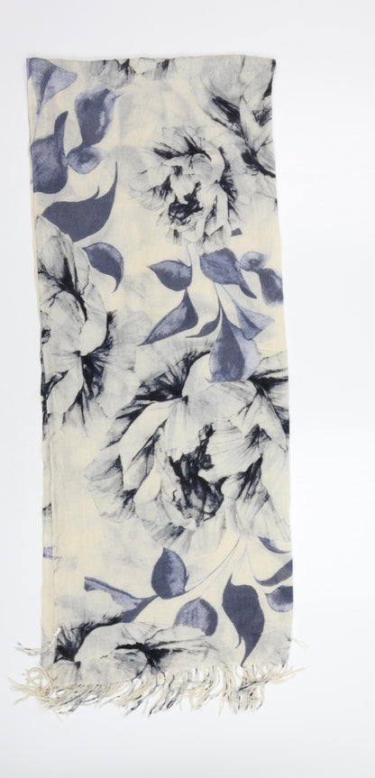 Preworn Womens Beige Floral   Shawl/Wrap