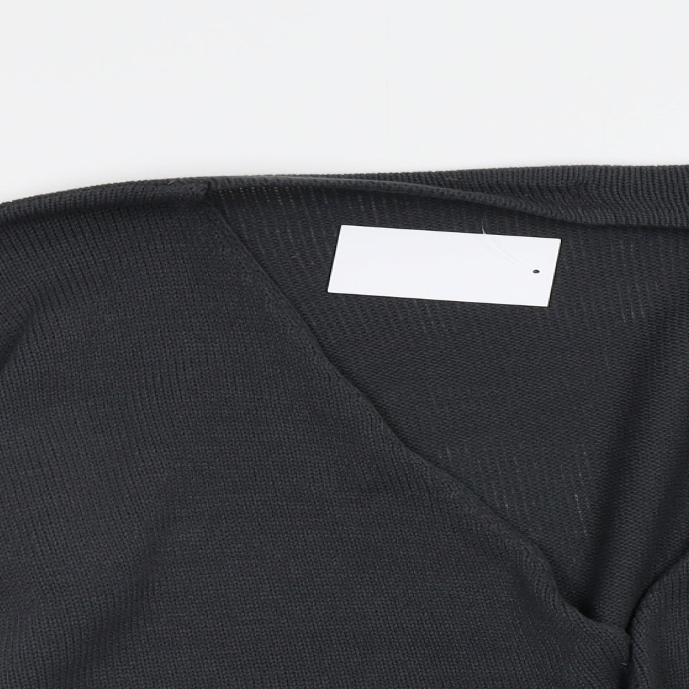 Womens UK Size 10 In the Style Grey Pullover Jumper