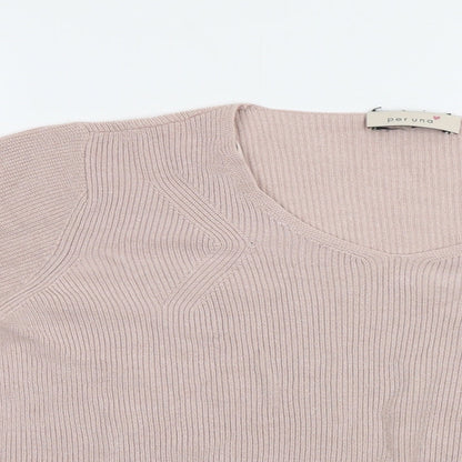 Womens UK Size 16 M&S Pink Pullover Jumper