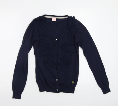 Pureco Espin Womens Blue   Cardigan Jumper Size M