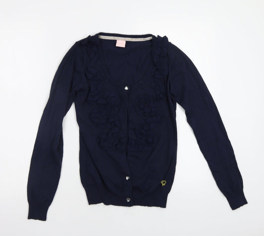 Pureco Espin Womens Blue   Cardigan Jumper Size M