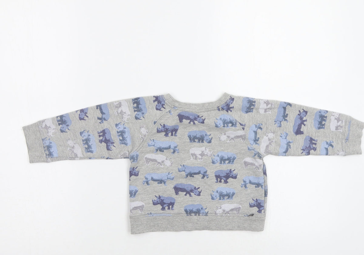 Mini Club Baby Grey   Basic Blouse Size 12 Months