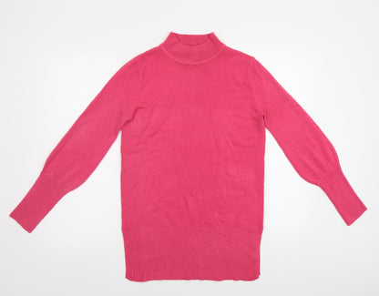 Womens UK Size S M&S Pink Pullover Jumper