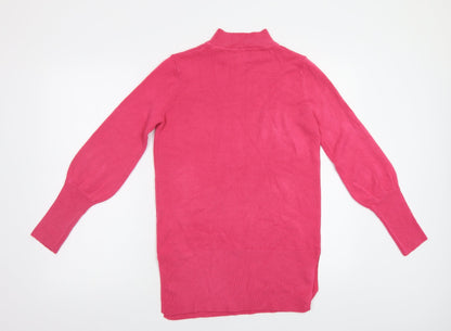 Womens UK Size S M&S Pink Pullover Jumper
