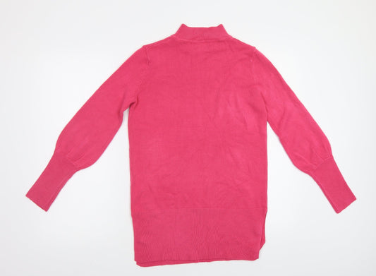 Womens UK Size S M&S Pink Pullover Jumper