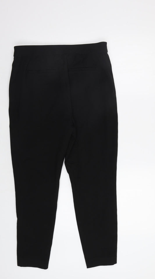 Womens UK Size 14 NEXT Regular Fit Dress Pants Black Trousers