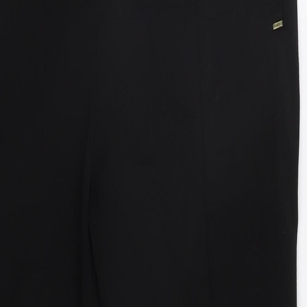 Womens UK Size 14 NEXT Regular Fit Dress Pants Black Trousers