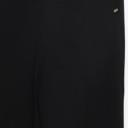Womens UK Size 14 NEXT Regular Fit Dress Pants Black Trousers