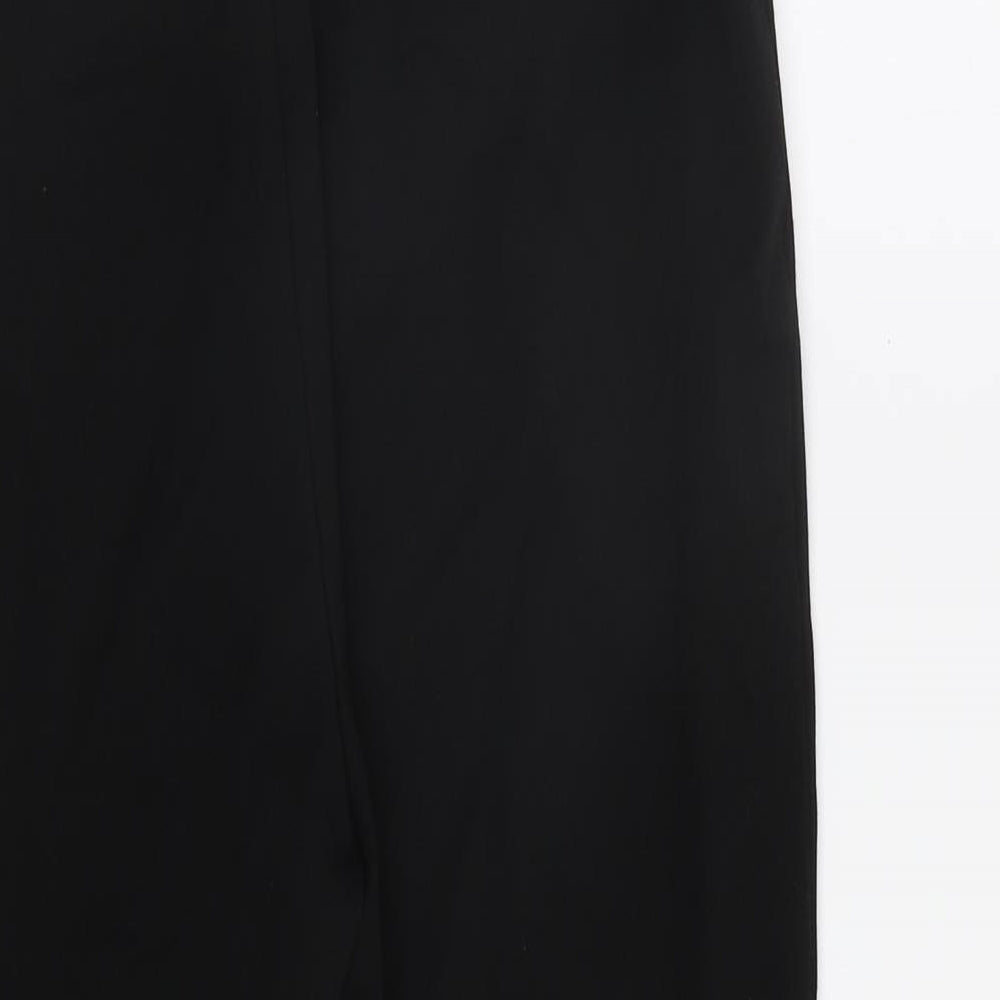 Womens UK Size 14 NEXT Regular Fit Dress Pants Black Trousers
