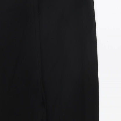 Womens UK Size 14 NEXT Regular Fit Dress Pants Black Trousers