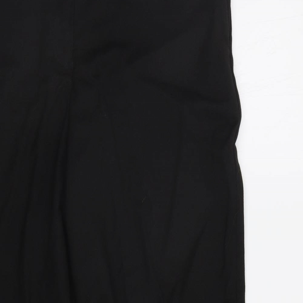 Womens UK Size 14 NEXT Regular Fit Dress Pants Black Trousers