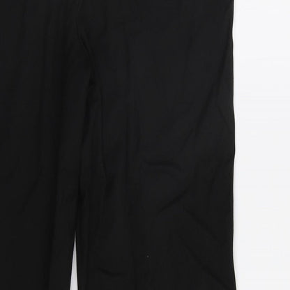 Womens UK Size 14 NEXT Regular Fit Dress Pants Black Trousers