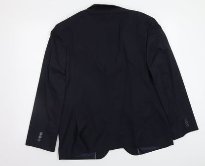 Mens UK Size 42 M&S Regular Blue Suit Jacket