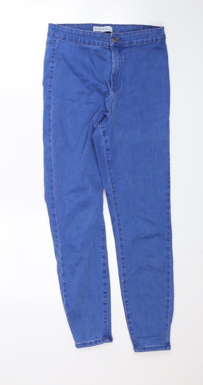 Denim CO. Womens Blue   Skinny Jeans Size 12 L25 in