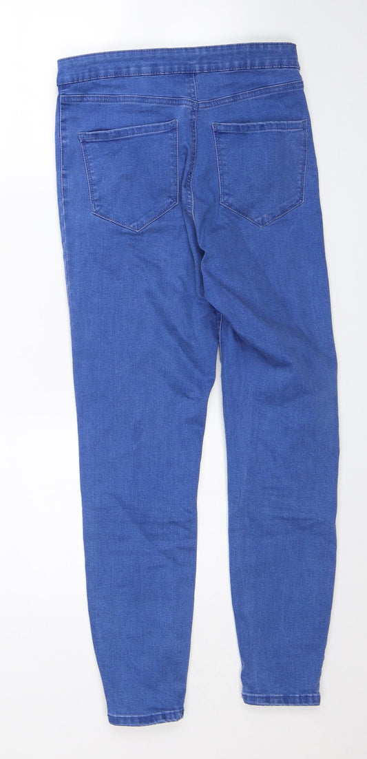 Denim CO. Womens Blue   Skinny Jeans Size 12 L25 in