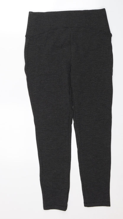 M&S Womens Black   Jegging Trousers Size 10 L25 in