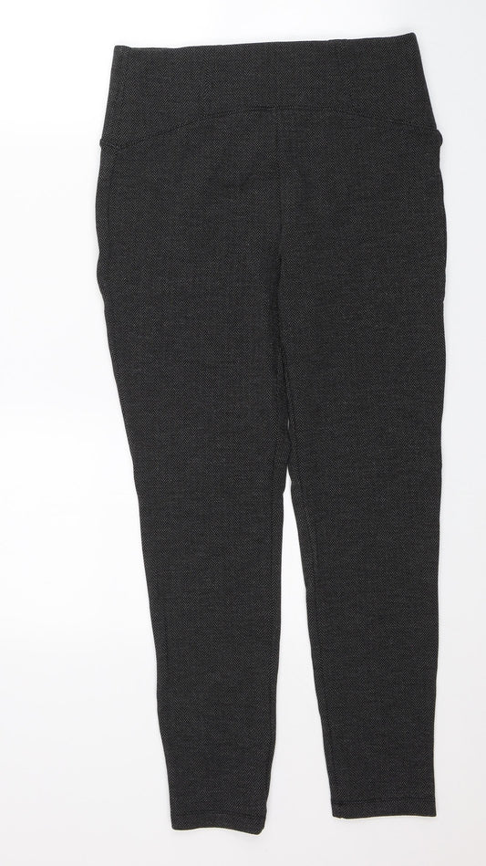 M&S Womens Black   Jegging Trousers Size 10 L25 in
