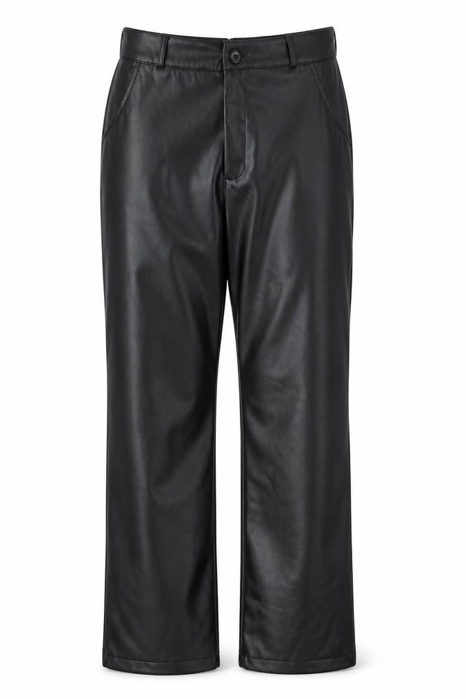 Womens UK Size 10 PRETTYLITTLETHING Regular Fit  Black Trousers