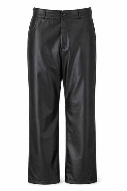 Womens UK Size 10 PRETTYLITTLETHING Regular Fit  Black Trousers