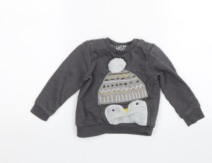 F&F Baby Grey   Pullover Jumper Size 12-18 Months