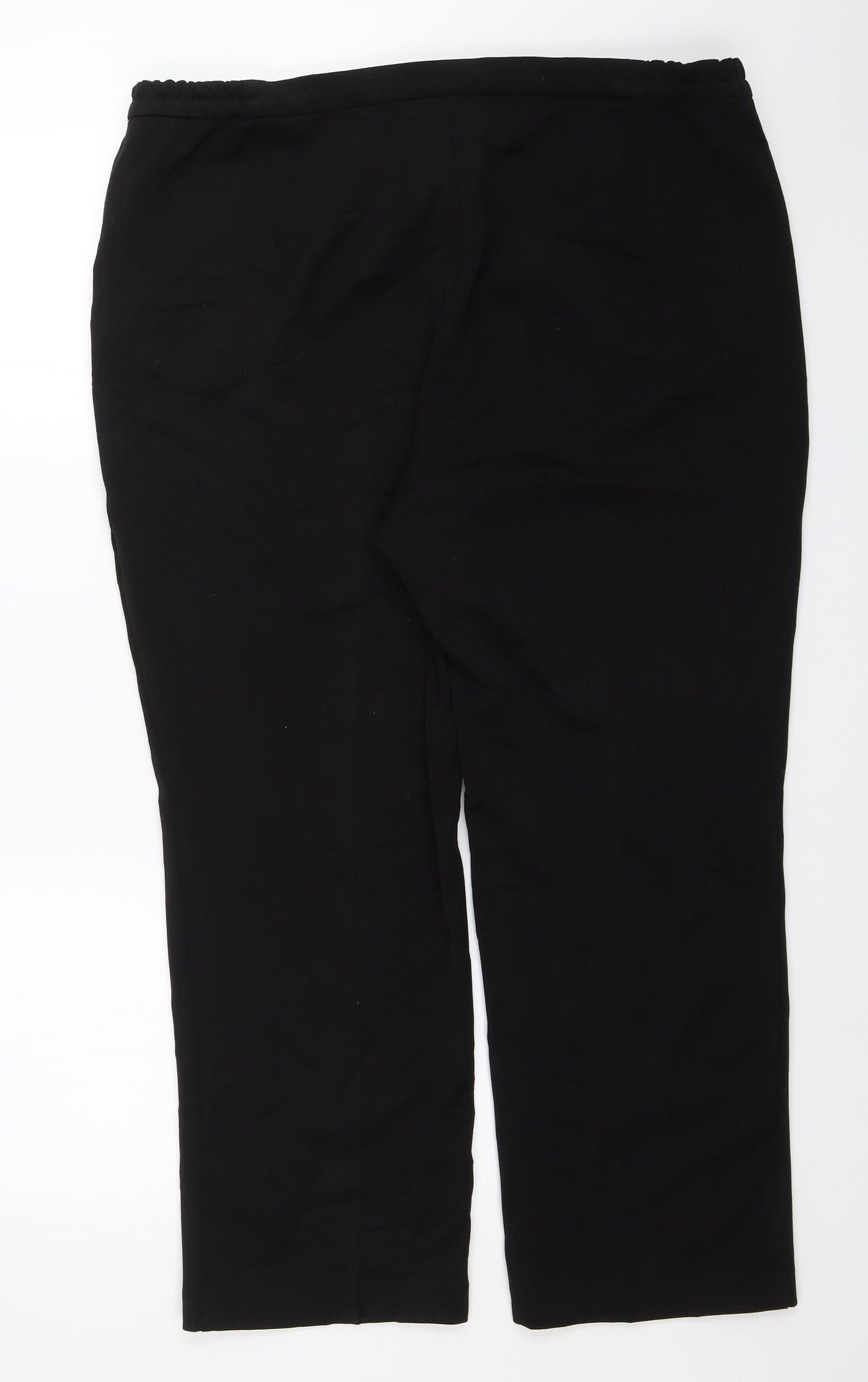M&S Womens Black   Dress Pants Trousers Size 18 L27 in
