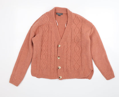 Primark Womens Orange   Cape Jumper Size M