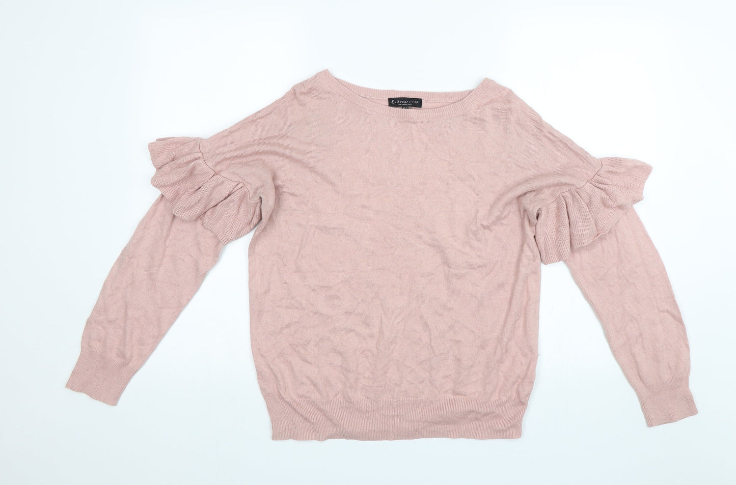 F&F Womens Pink   Pullover Jumper Size 12