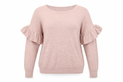 Womens UK Size 12 F&F Pink Pullover Jumper