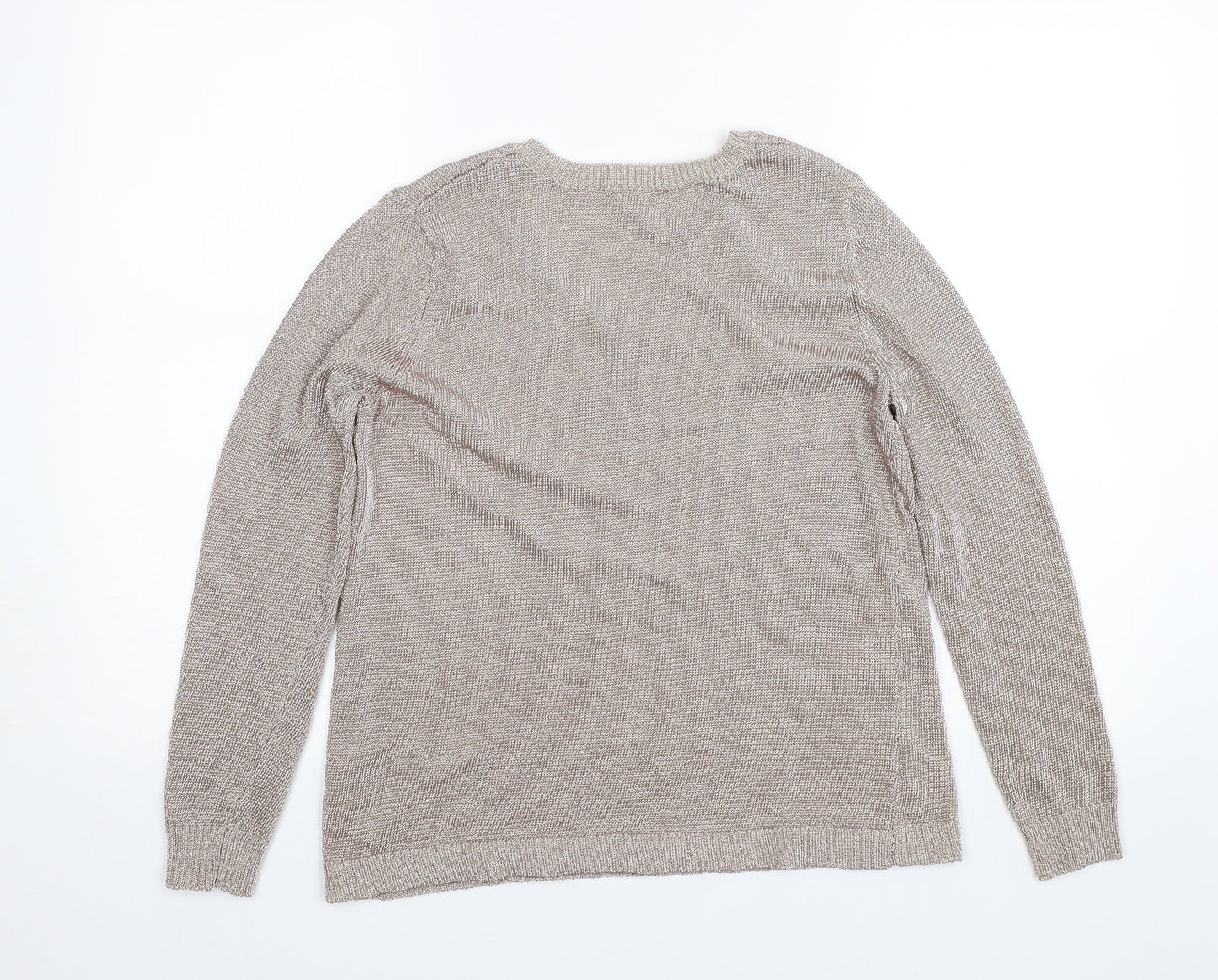 Womens UK Size 14 Preworn Pink Pullover Jumper
