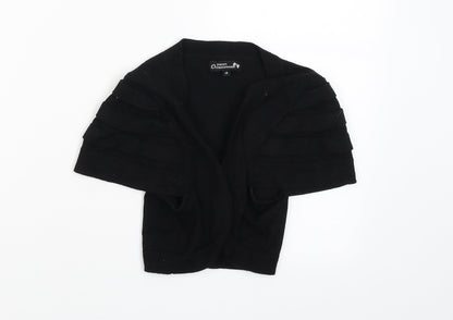 Womens UK Size 10 Papaya Black Cardigan Jumper