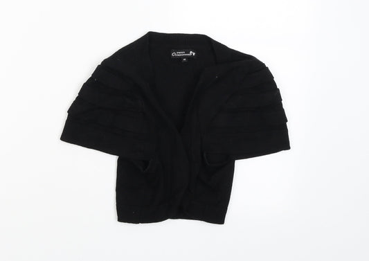 Womens UK Size 10 Papaya Black Cardigan Jumper