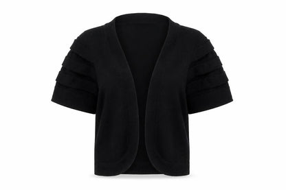 Womens UK Size 10 Papaya Black Cardigan Jumper