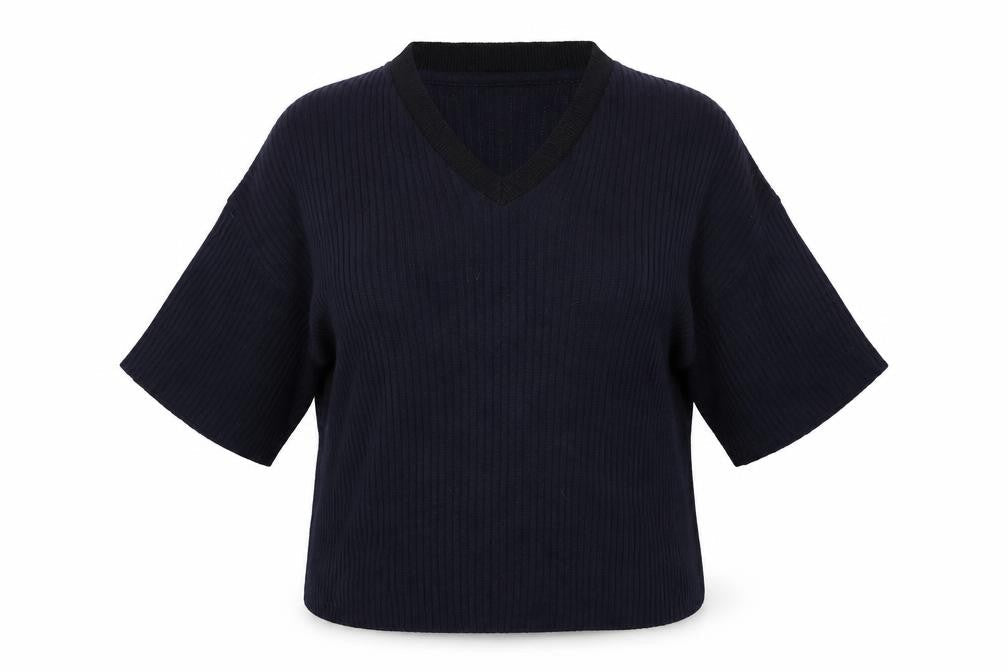 Womens UK Size 14 Red Herring Blue Pullover Jumper