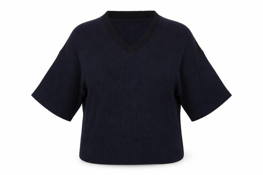 Womens UK Size 14 Red Herring Blue Pullover Jumper
