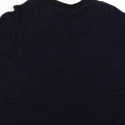 Womens UK Size 14 Red Herring Blue Pullover Jumper