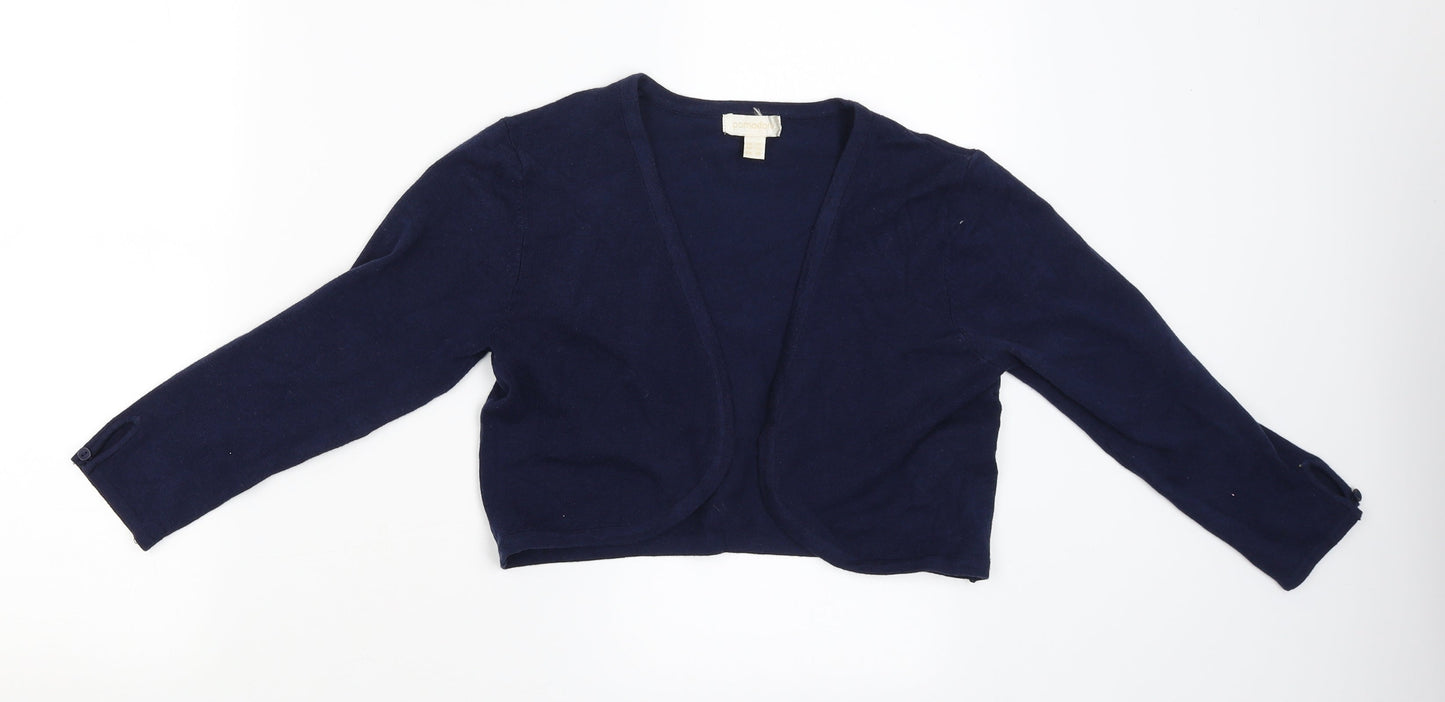 Womens UK Size 10 Pomodoro Blue Pullover Jumper