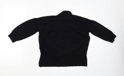 Womens UK Size 14 George Black Cardigan Jumper