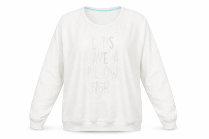 Tu Womens White Solid  Babydoll Pyjama Top Size 18  - Lets have a pillow fight
