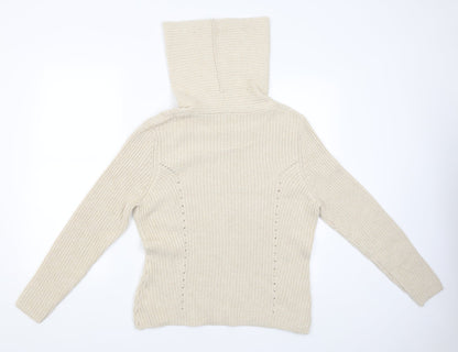 Womens UK Size L Monsoon Beige Pullover Jumper