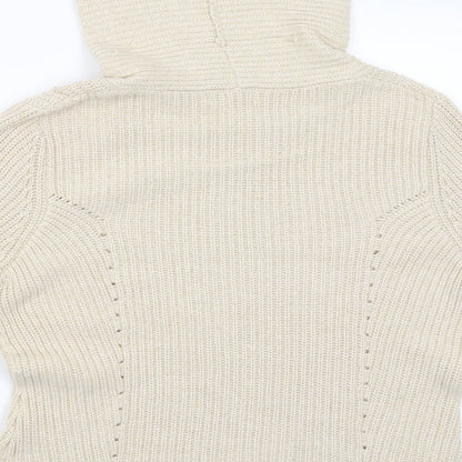 Womens UK Size L Monsoon Beige Pullover Jumper