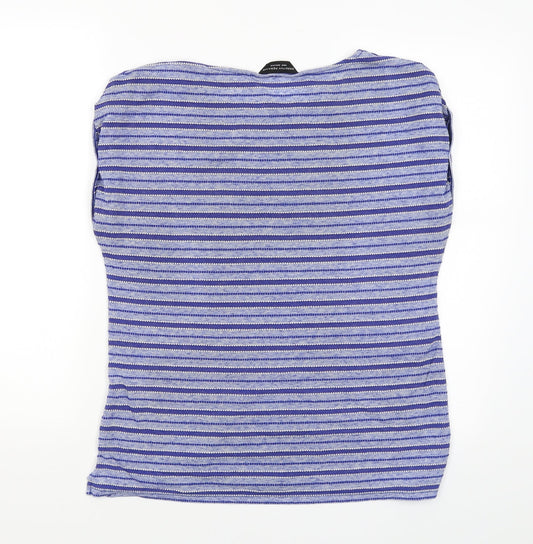 Womens UK Size 14 Dorothy Perkins Blue Basic Blouse