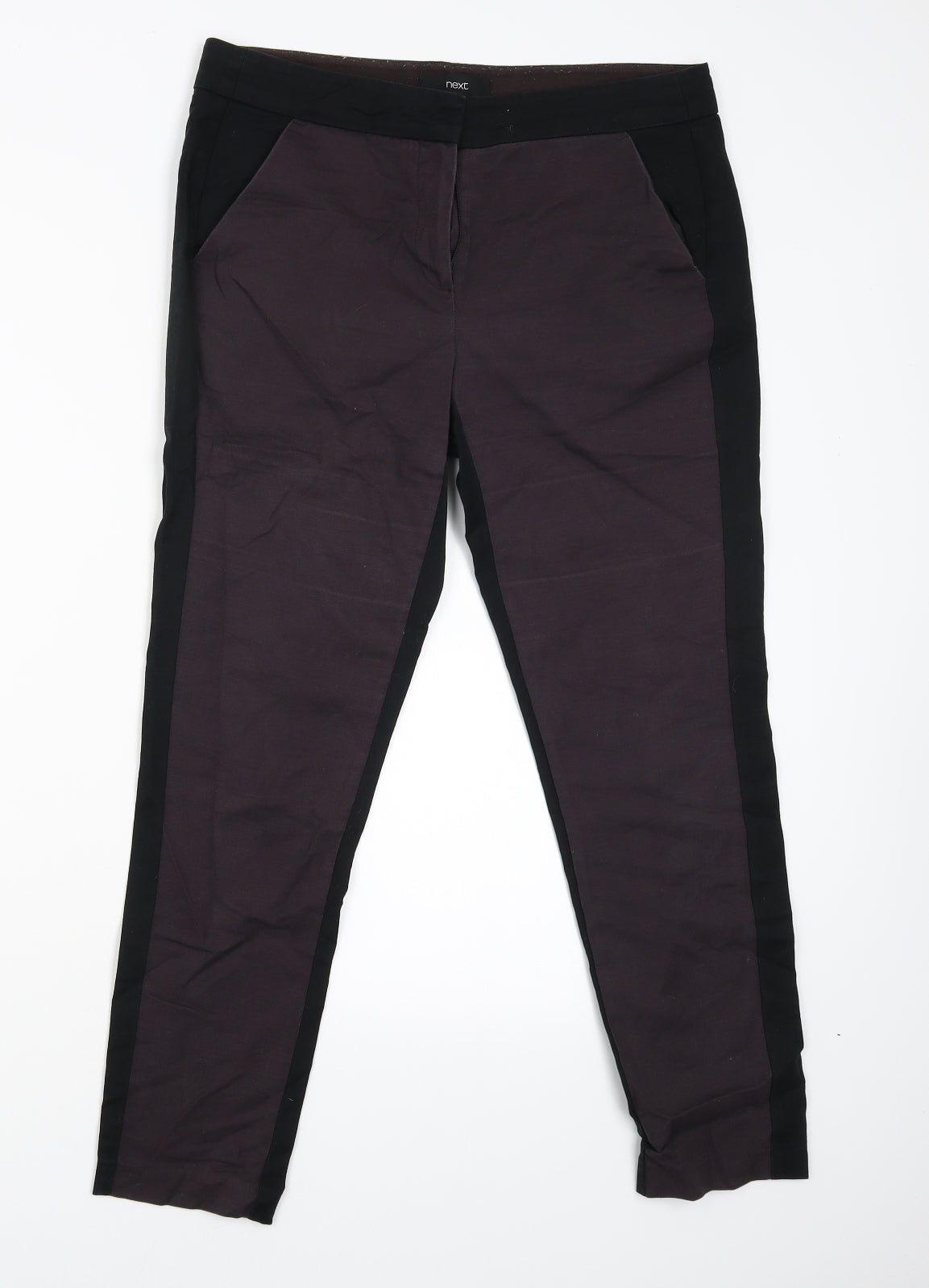 Womens UK Size 12 NEXT Regular Fit  Red Trousers