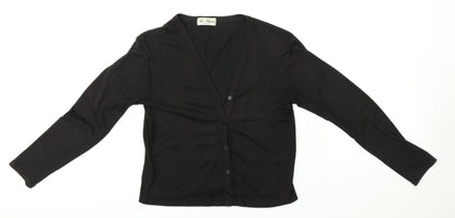 La Femme Womens Black   Cardigan Jumper Size 12