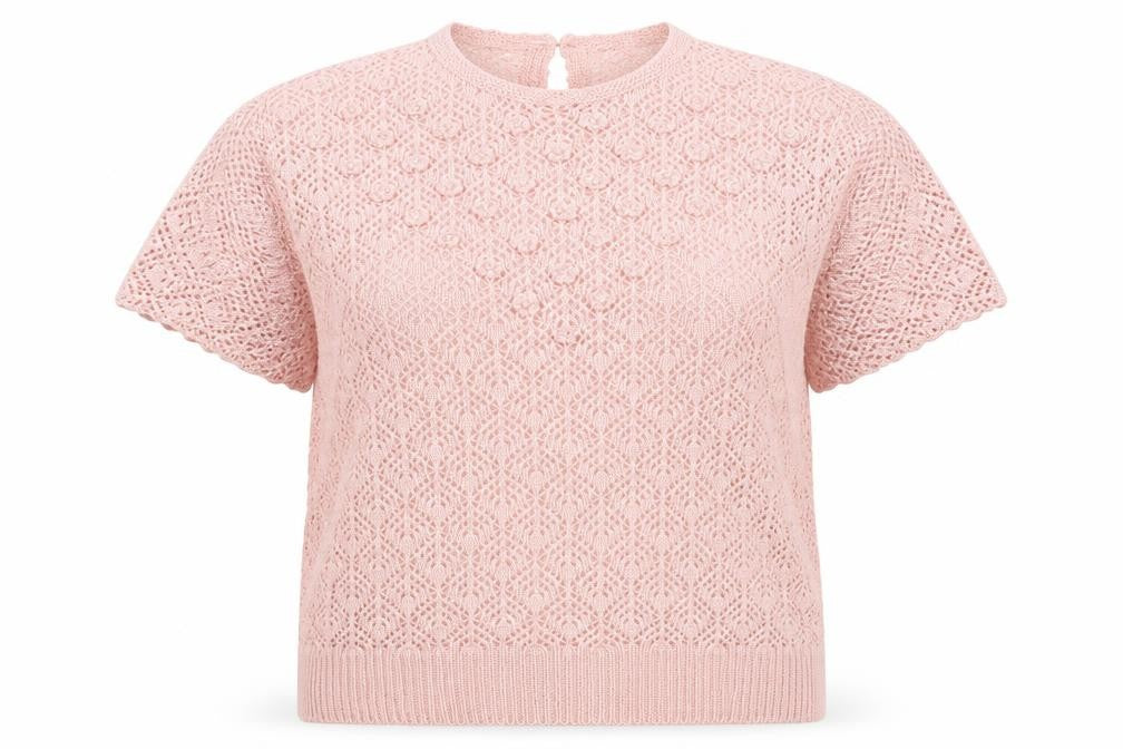 Womens UK Size M Preworn Pink Cardigan Jumper