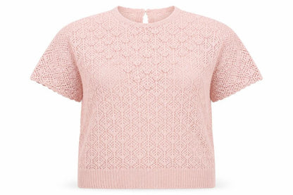 Womens UK Size M Preworn Pink Cardigan Jumper