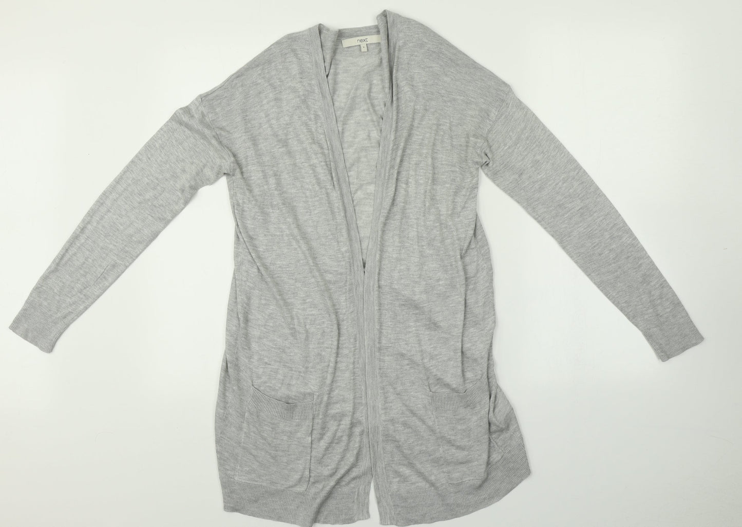 Womens UK Size 8 NEXT Grey Cardigan Jumper