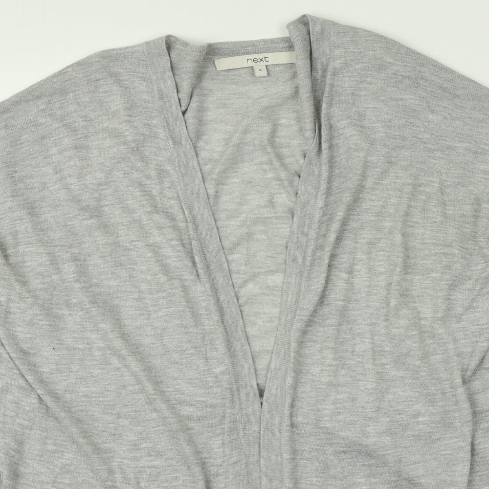 Womens UK Size 8 NEXT Grey Cardigan Jumper