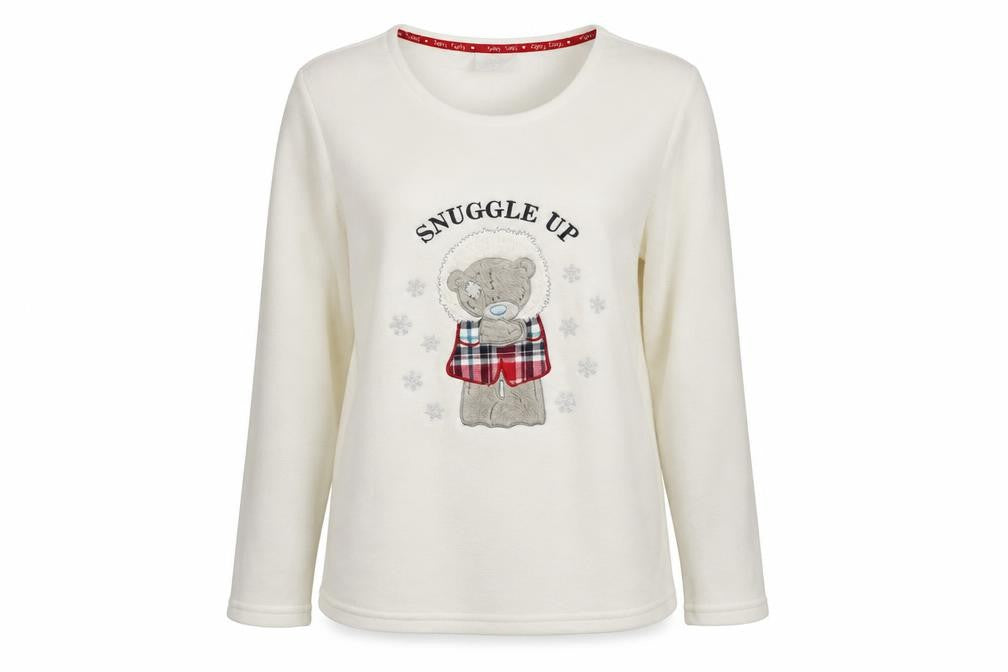 Me To You Womens White    Pyjama Top Size 8